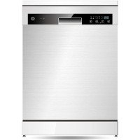 General Gold Dishwasher - 14 Place - 6 Programs - Steel - Digital Display