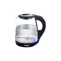 Crown Water Kettle 2 Liters – (Glass/Black)