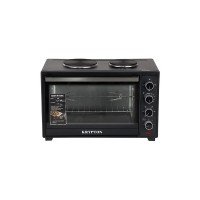 Krypton Electric Oven with Rotisserie & Convection, 2000W 60L Capacity, Black – KNO6381