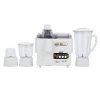  Geepas Multi-Function 4-In-1 Food Processor 1.8 L 650.0 W  White 
